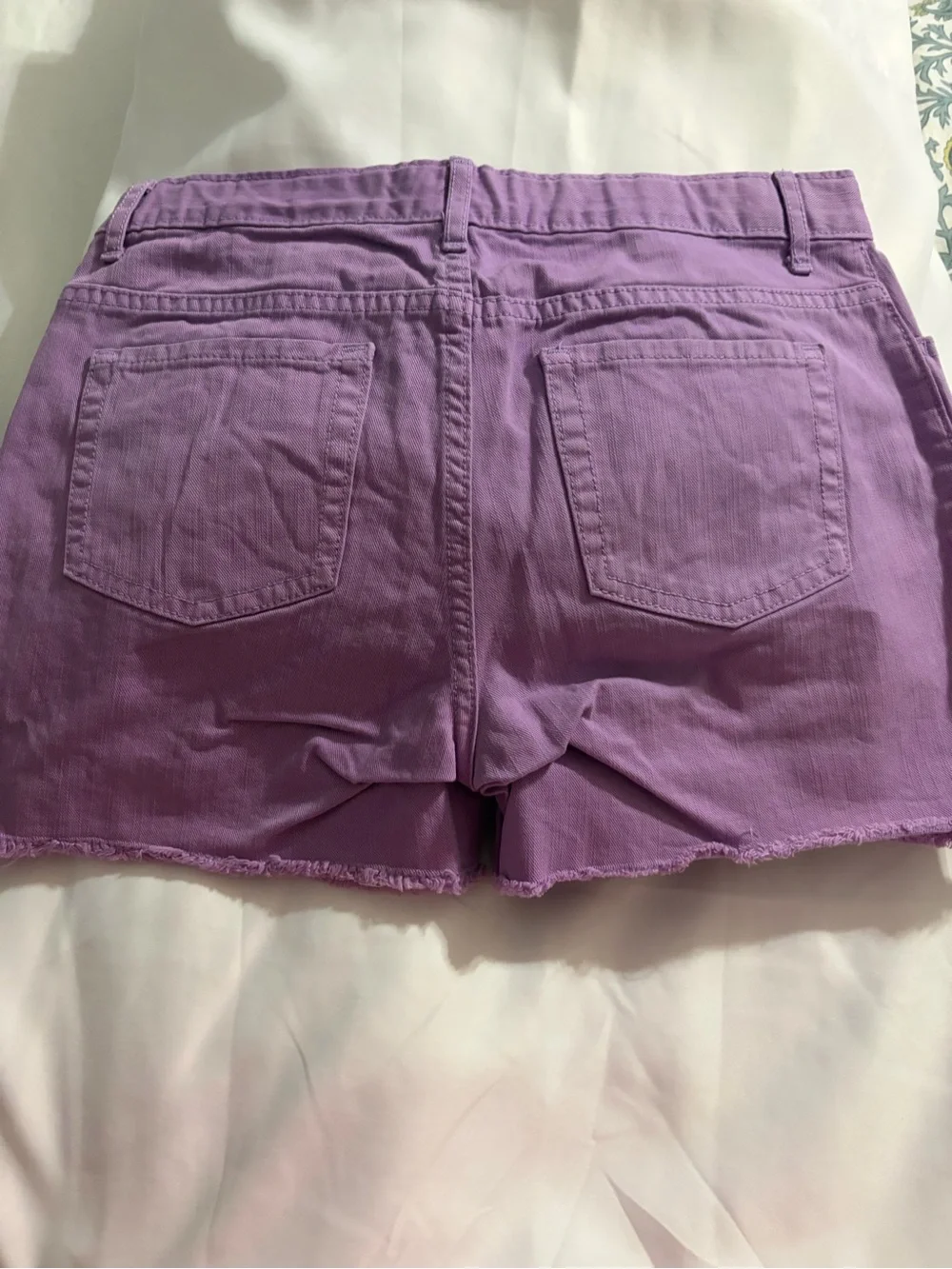 The Children's Place Lavender Distressed kids  Shorts